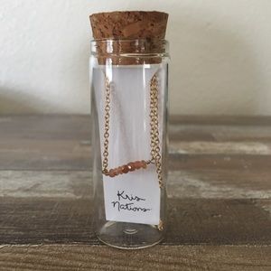 💜NWT💜 Kris Nations Mystic Bar Necklace